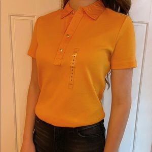 (nwt) ralph lauren orange polo shirt !!